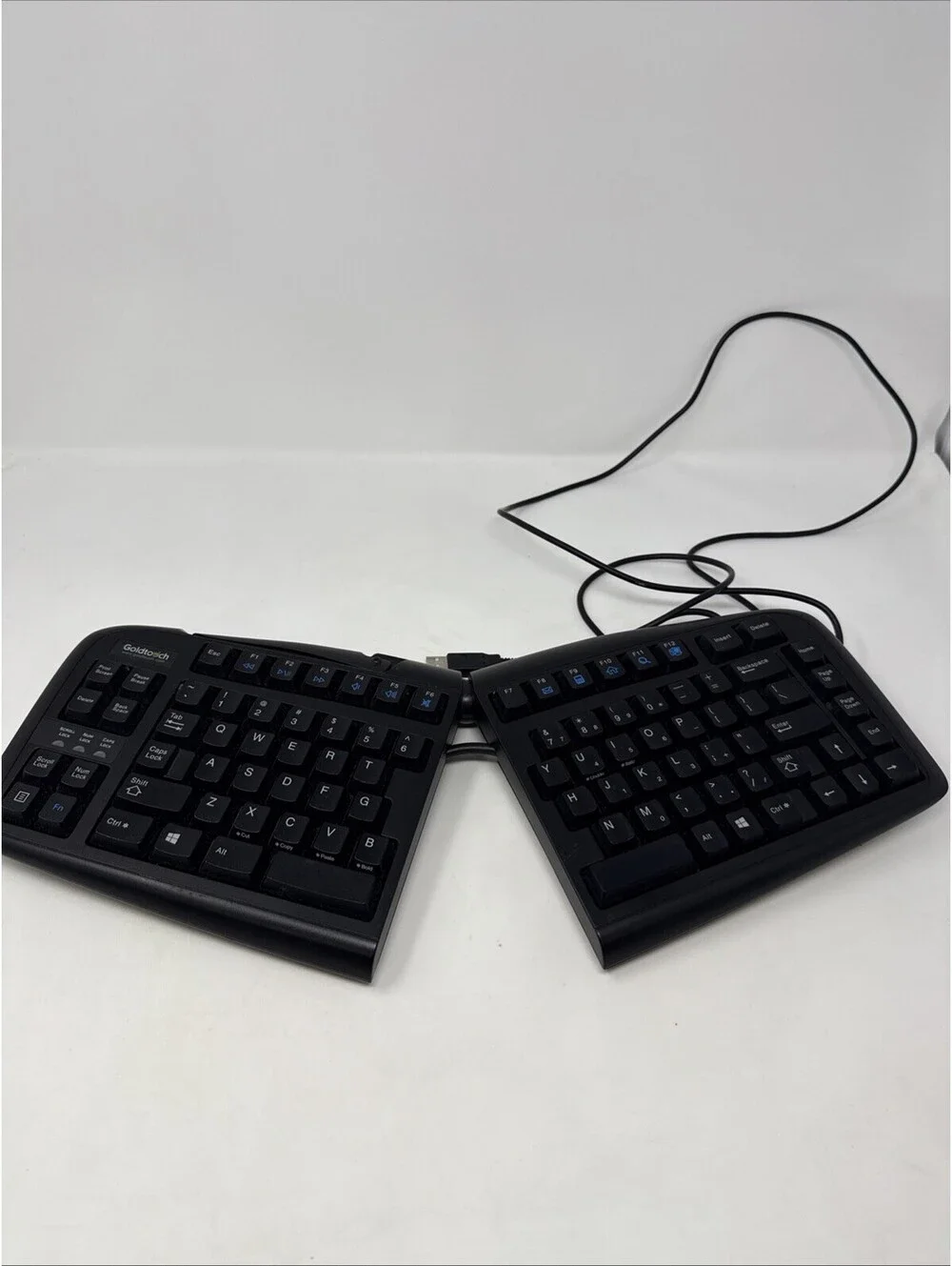 Goldtouch SK-2730 Ergonomic Split USB Wired Keyboard Black PC Computer Desktop